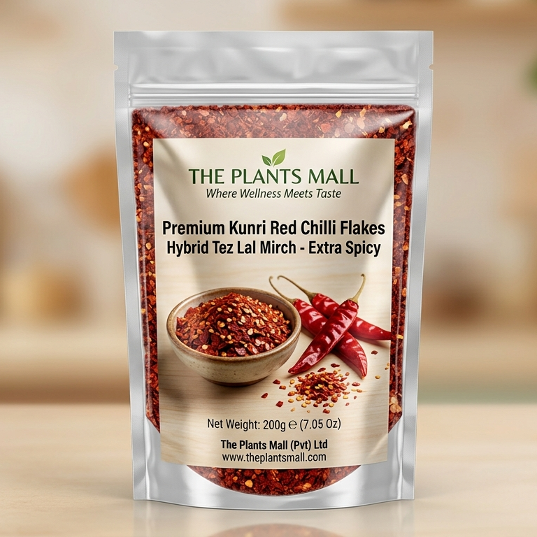 Premium Kunri Red Chilli Flakes Extra Spicy The Plants Mall Pakistan