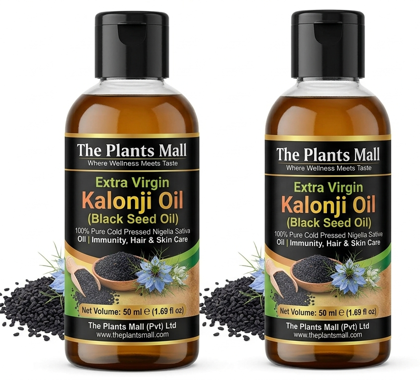 Extra Virgin Kalonji Oil (Black Seed Oil) – 100% Pure Cold Pressed Nigella Sativa Oil | Immunity, Hair & Skin Care