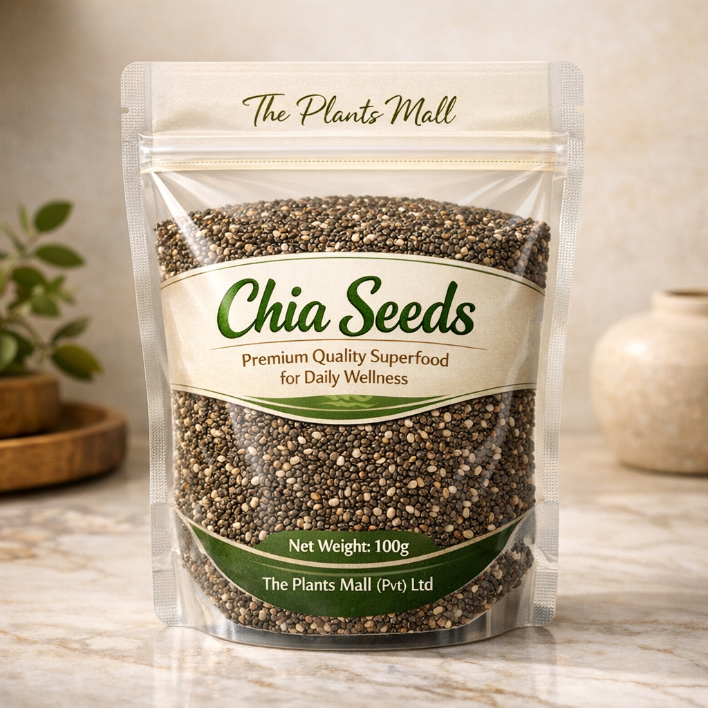 Premium Chia Seeds 100g 200g Bulk Pakistan