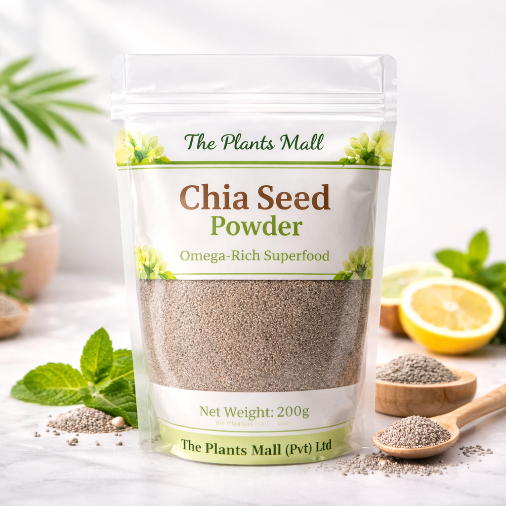 Chia Seed Powder – Stone Ground | 100% Natural Superfood Rich in Omega-3, Fiber & Protein for Smoothies, Baking & Daily Wellne