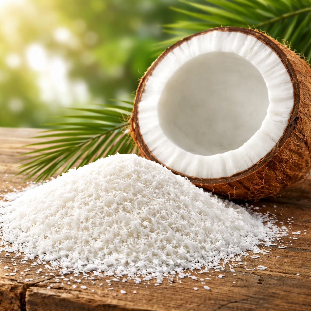 Buy natural coconut powder online for ladoo, smoothies, and coconut rice