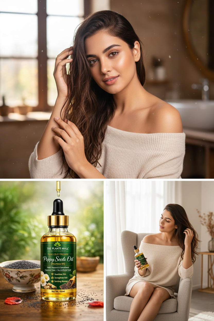cold-pressed virgin poppy oil organic natural Pakistan