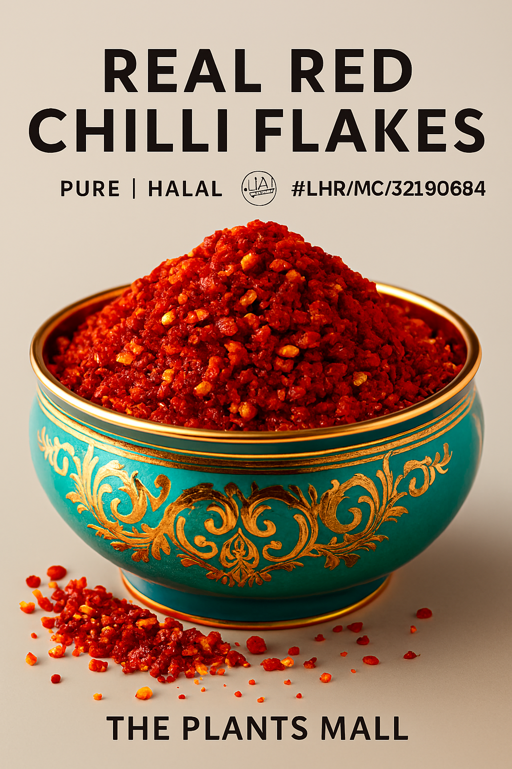 Premium quality hand-crushed red pepper for restaurants and home cooking