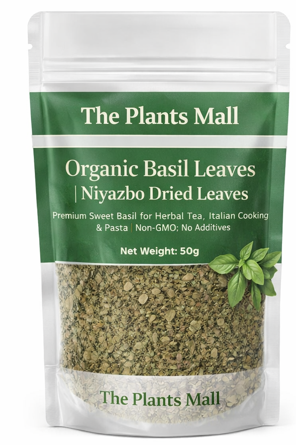  Premium Sweet Basil for Herbal Tea, Italian Cooking & Pasta,| Non-GMO, No Additives