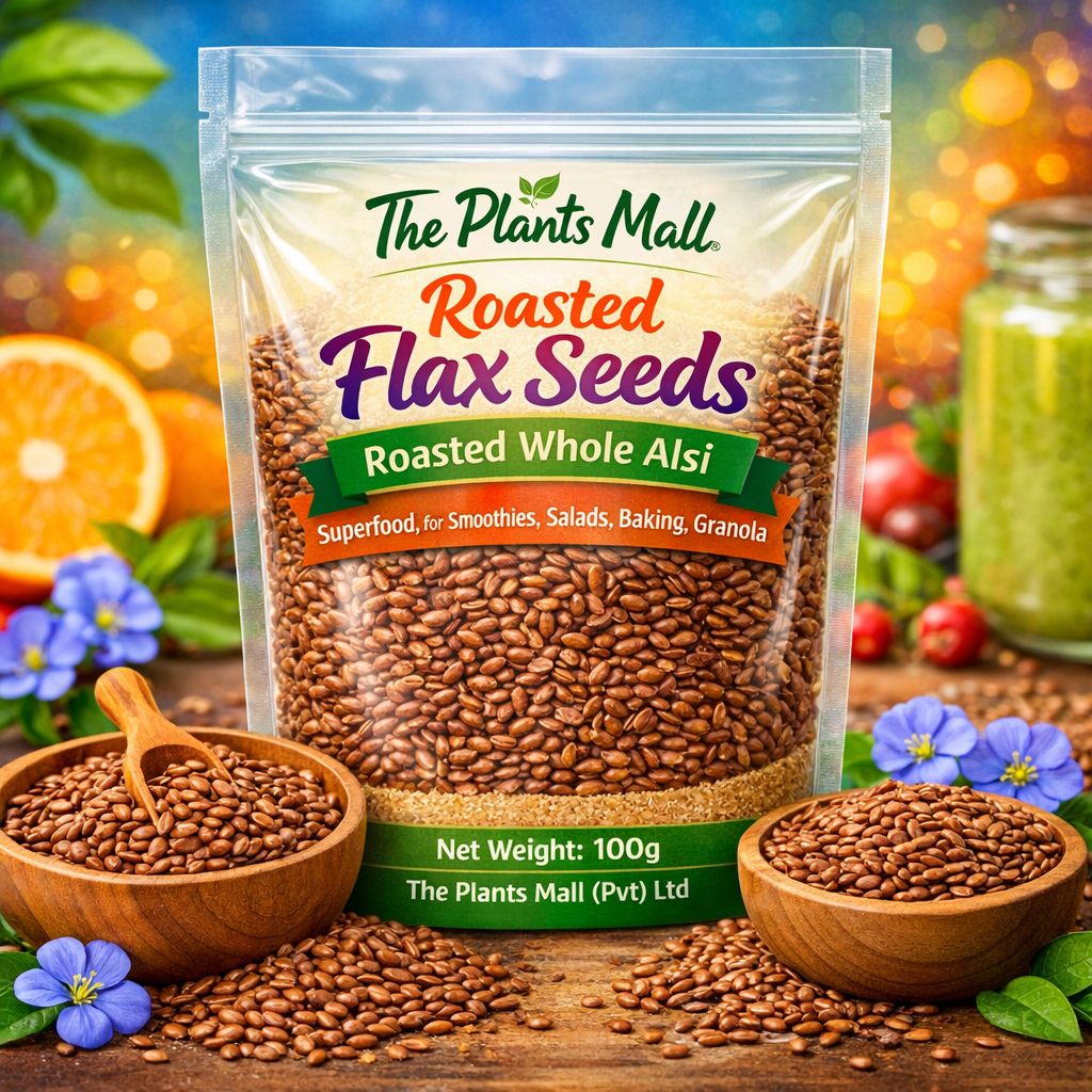 organic roasted flax seeds Pakistan whole alsi superfood