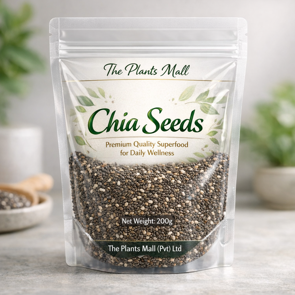 Premium quality chia seeds by The Plants Mall, Pakistan