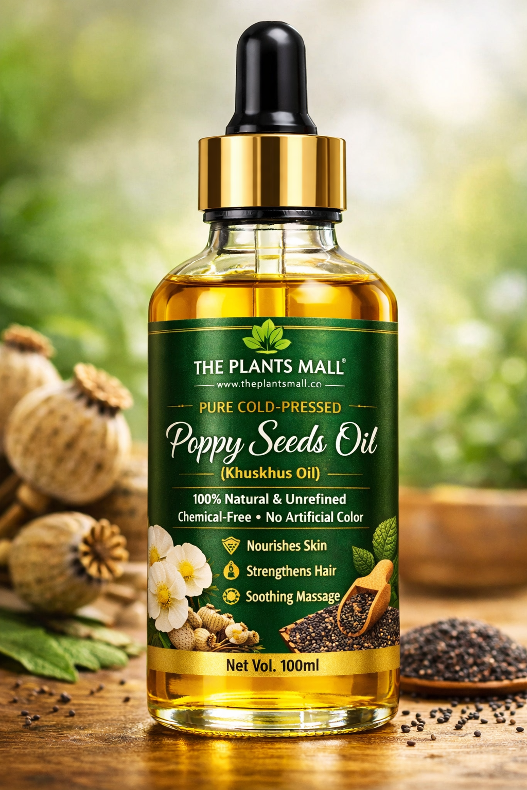 pure virgin poppy seed oil Pakistan organic cold-pressed
