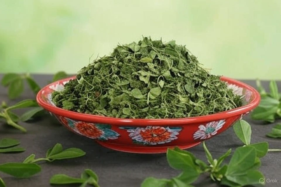 Kasuri Methi | Dried Fenugreek Leaves | Premium Aromatic Herb for Curries & Biryani | Non-GMO, No Additives