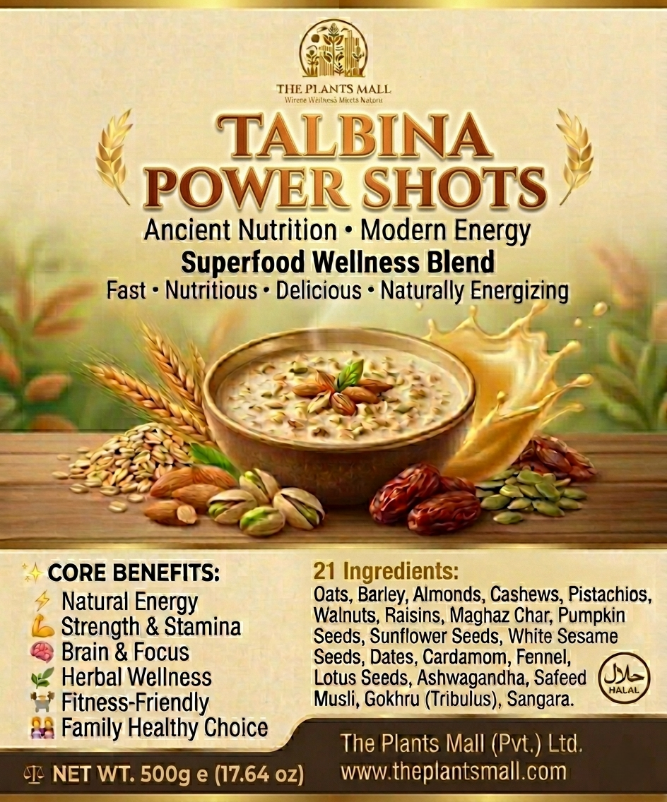 Talbina Power Shots – Premium Superfood Blend for Energy, Stamina & Wellness