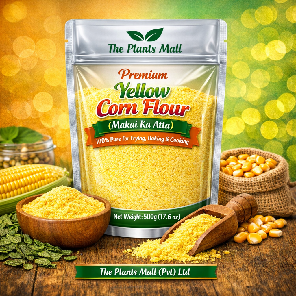 Premium Yellow Corn Flour (Makai Ka Atta) – Fresh Stone Ground Cornmeal