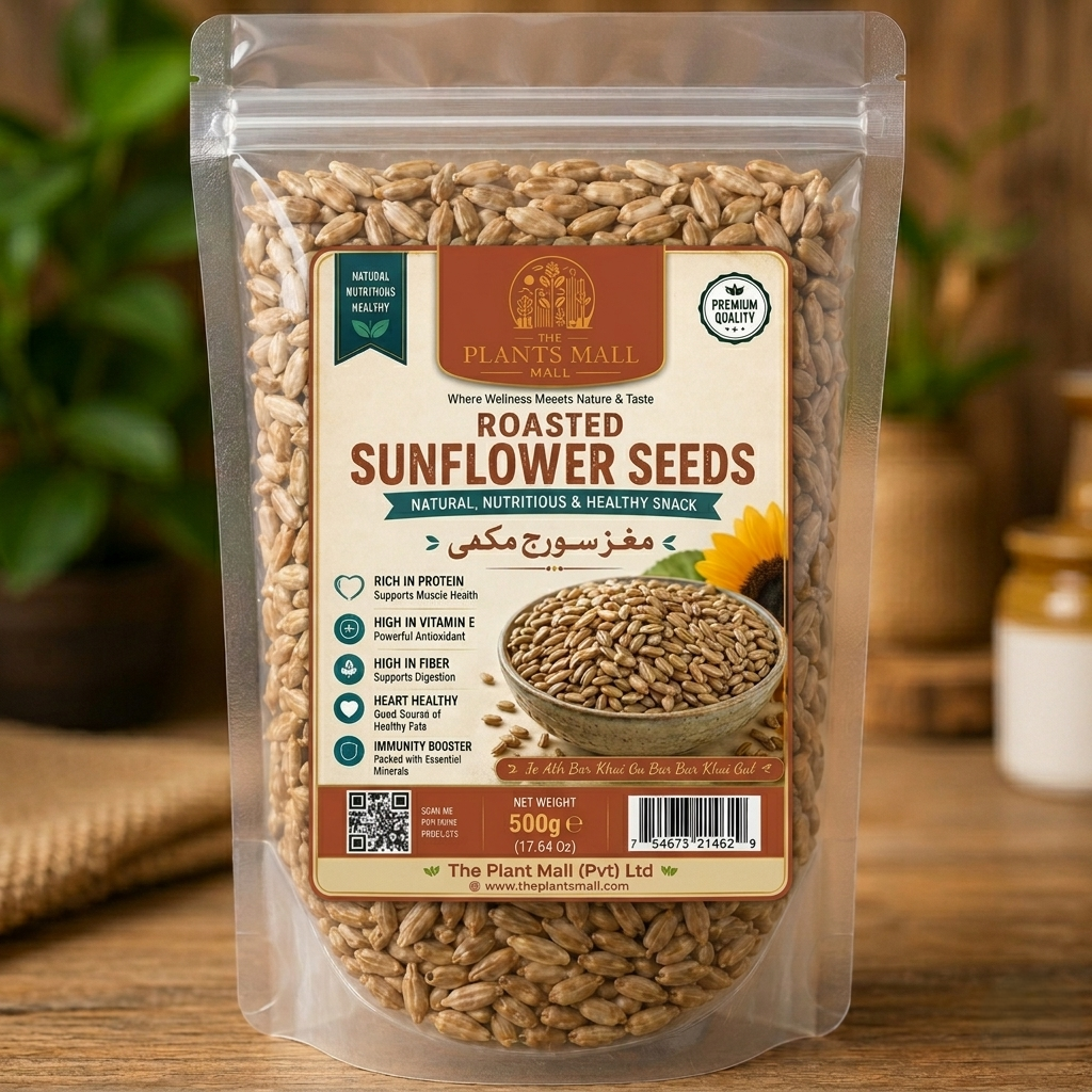 Roasted Sunflower Seeds- Without Shell (مغز سورج مکھی) – Natural, Nutritious & Healthy Snack for Daily Wellness- ذائقہ ایسا کہ ہر بار پھر کھانے کو دل چاہے!