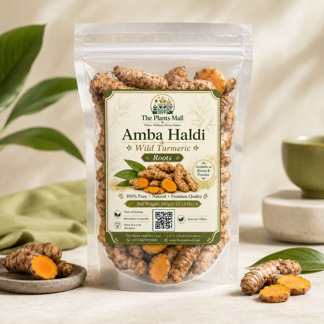 Amba Haldi Roots | Pure Wild Turmeric Roots for Cooking, Pickles & Ayurvedic Wellness